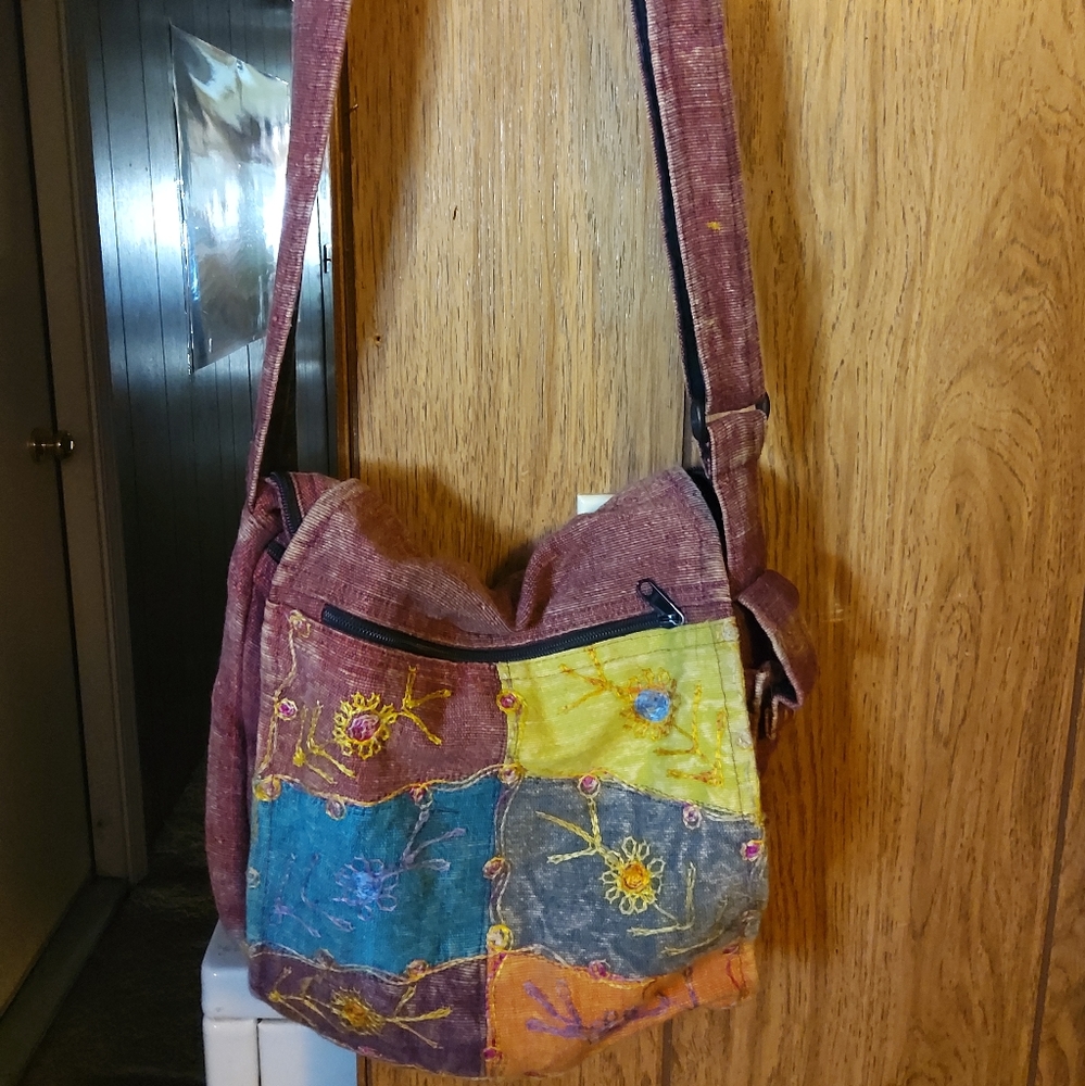 Multi-colored boho bag